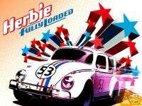 Herbie The Love Bug Race Car 3 5x7 Iron on transfer  