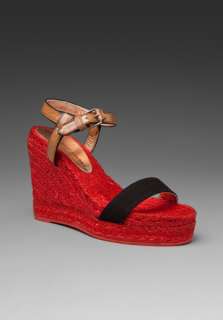Marc By Marc Jacobs Espadrille Wedge in Red/Black  
