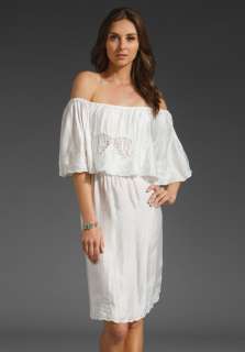 FREE PEOPLE Cutwork Dream Dress in White Combo  