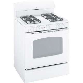 GE 30 In. Self Cleaning Freestanding Gas Range in White JGBP27DEMWW at 
