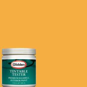Glidden Premium 8 Oz. Luscious Mango Interior Paint Tester GLO06 D8 at 