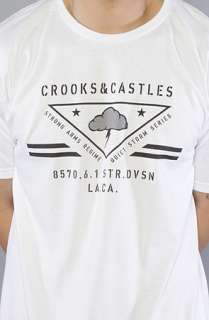 Crooks and Castles The Strong Arms Regime Tee in White  Karmaloop 