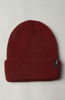 Brixton The Heist Beanie in Burgundy  Karmaloop   Global Concrete 