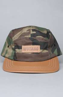 Wutang Brand Limited The Wutang Leather Camper Cap in Camo  Karmaloop 