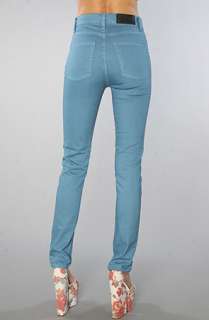 Cheap Monday The Second Skin Jean in Sea Blue Used  Karmaloop 
