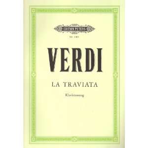 La Traviata (Oper in 3 Akten) Klavierauszug  Giuseppe 