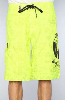 LRG Core Collection The LRG Neon Icon Boardshorts in Fluorescent 