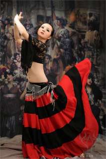 belly dance tribal costume ATS gypsy flamenco skirt new  