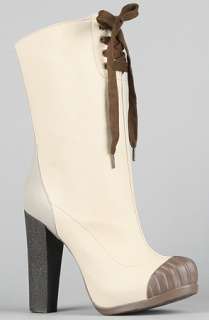 Kelsi Dagger The Adelia Boot in Cream  Karmaloop   Global 