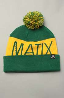 Matix The Zona Beanie in Green  Karmaloop   Global Concrete 