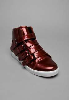 SUPRA NS Strapped in Burgundy Patent  