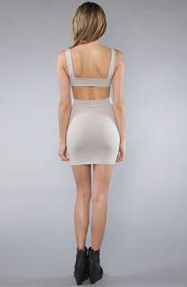 Blaque Label The Open Back V Dress in Gray  Karmaloop   Global 