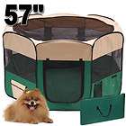 57 XL 2 Door Pet Dog Playpen Cage Puppy Soft Exercise Crate Pen 