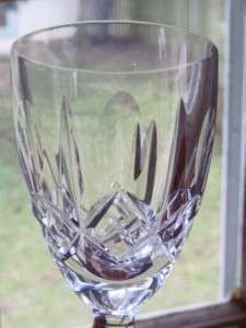 Five Galway Crystal Aran 6 1/8 Wine Glasses  