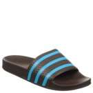 adidas Mens Adilette Espresso/Cyan/Espres