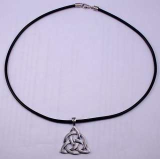 TRIQUETRA TRINITY CELTIC KNOT Norse/Viking Silver Pewter Pendant/Charm 