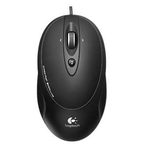  Corded Laser Mouse   4 Way Scrolling, USB (OEM) 