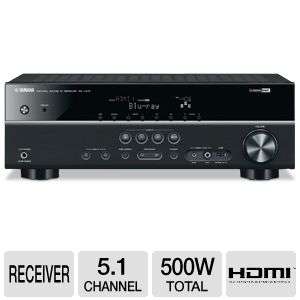 Yamaha RX V373BL Digital A/V Receiver   5.1 Channel, 500 Watts Total 