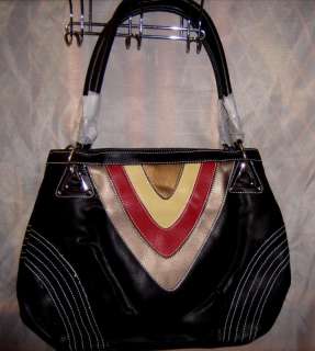 Arcadia USA Handbag Large Black Shoulder Bag NWT Chic  