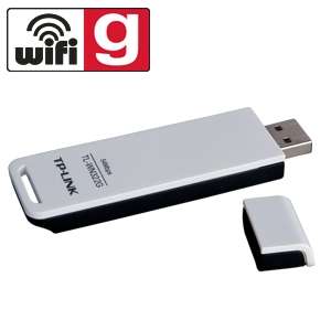 TP Link TL WN322G Wireless G Adapter   54Mbps, 802.11g, USB 2.0 at 