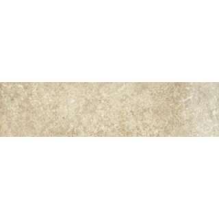  Grigio 3 in. x 12 in. Glazed Porcelain Floor and Wall Bullnose Tile
