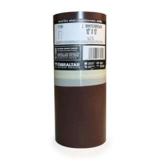10 In. X 10 Ft. White and Brown Aluminum Valley Roll Flashing 17191 at 