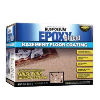 Rust Oleum Epoxy Shield Basement 1 Gal.Tan Floor Coating Kit 203844 at 