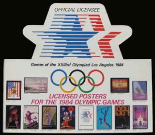1984 Los Angeles Olympic Pole Vault Poster  