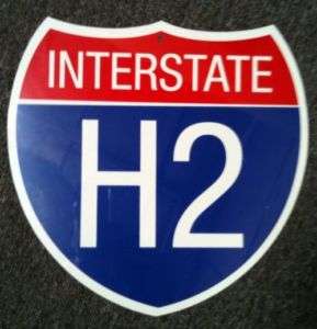 Hawaii Interstate H2 metal sign **NEW** Aloha state  