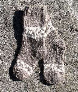 Authentic Hand Knit Cowichan Socks, Renee Webster  