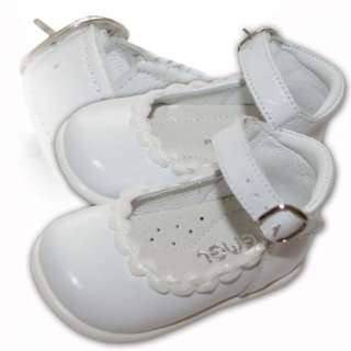 Taufschuhe Weißer Baby Lauflernschuh für Mädchen(509)    