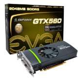 EVGA NVIDIA GeForce GTX560 Grafikkarte (PCI e, 2GB GDDR5 Speicher 