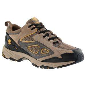Timberland Mens TrailWind Low Greige And Black/yellow Sneaker/Hike 