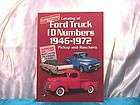 1992 Cars & Parts Magazine * Ford Truck Catalog of ID Numbers 1942 