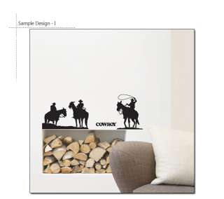 COWBOY ★ Mural Art Wall STICKER Vinyl DECAL Removable  