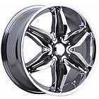 18x7.5 Chrome Wheel Akuza Rissa 5x115 5x120