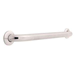   in. x 1 1/2 in.Concealed Screw Grab Bar in Peened and Bright Stainless