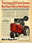 1951 Massey Harris Model 44 Vintage Farm Tractor Ad