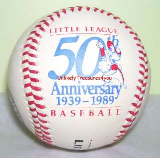 Little League Baseball 50th Anniversary 1939 1989  