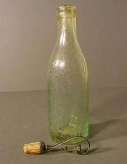 ANTIQUE STRAIGHT SIDED CLEAR GLASS BOTTLE *COCA COLA*  