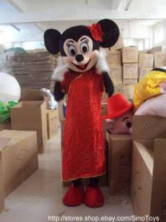 Minnie Mouse Halloween Mascot Costume Fancy Dress  