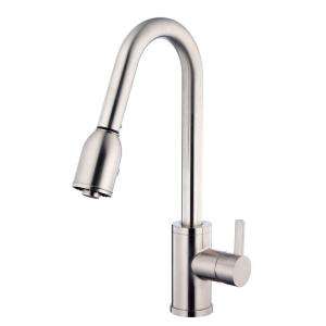 Danze Amalfi Single Handle Pull Down Kitchen Faucet in Stainless Steel 