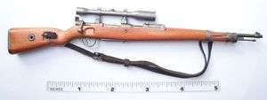 DiD 1/6 WWII German Sniper Major Erwin König K98 Rifle  