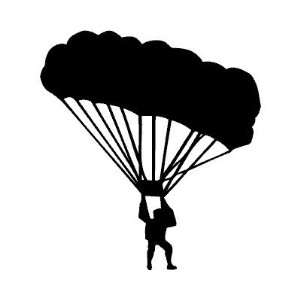 Fallschirmspringer Aufkleber Fallschirm in 8 Größen und 25 Farben (9 