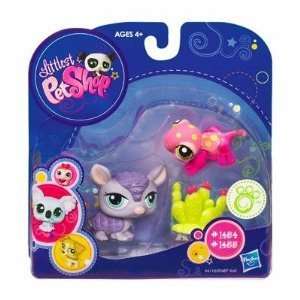 Littlest Pet Shop #1454+#1455   Gürteltier & Gecko  