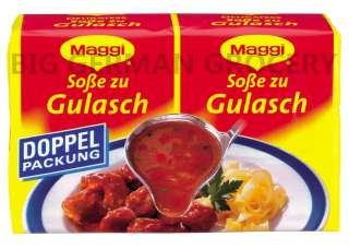 MAGGI   Goulash Sauce   2 x 1/4 Liter  0,5 Liter  