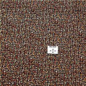 Fabric Freedom Cotton Gorgeous Brown & Black Intricate Scrolled Floral 