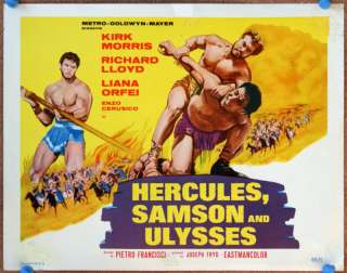 HERCULES, SAMSON AND ULYSSES, 1965 title card  