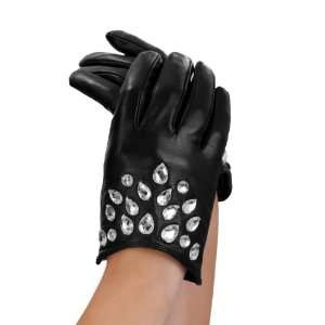 Cluty Edle Damen Handschuhe Leder (schwarz)  Sport 