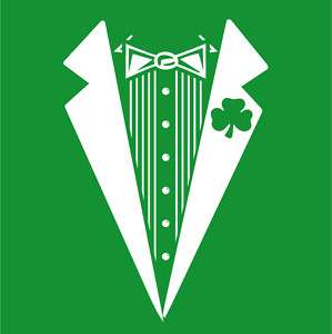 IRISH TUXEDO St Patricks Day Ireland T Shirt XXL  